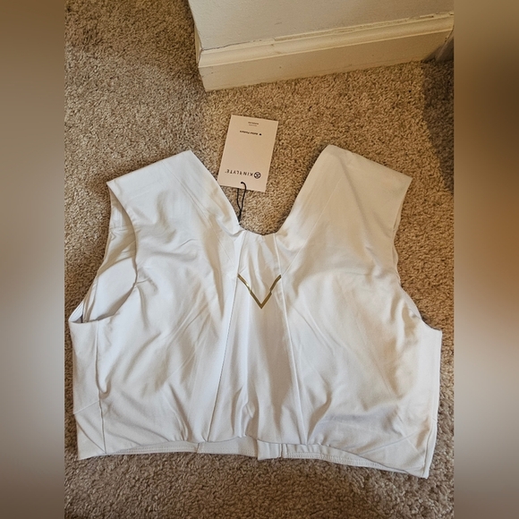 Kinflyte NWT Curve Zip Bra Echo Jersey Future White Size 2XL - Picture 4 of 5
